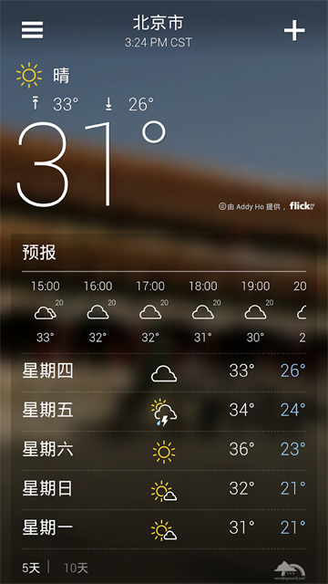 雅虎天气最新版本